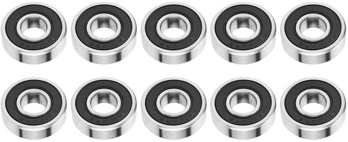 Lagers, 10 stuks 6000-2RS met rubber afgedichte groefkogellagers 10 mm * 26 mm * 8 mm dragend staal Geluidsarm voor 10 mm as- / staafprojecten