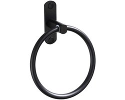 Handdoekhouder Badkamer, European Style Badkamer handdoek Rack, Black Space Aluminium Handdoekring Europese Stijl Handdoekenrek Handdoekring Antieke Hotel Badkamer Plank-A