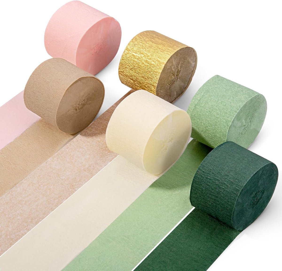 Crêpepapier, decoratie, bruiloftsdecoraties, feestdecoraties, crêpepapier, kleurrijk crêpepapier, slingers voor bruiloft, verjaardag, feest, achtergronddecoraties