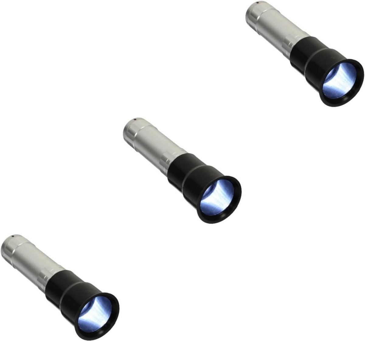 Eier Tester - Schierlamp Incubator - Eieren Controleren - Koud Licht Bron - 3 stuks - Zilver