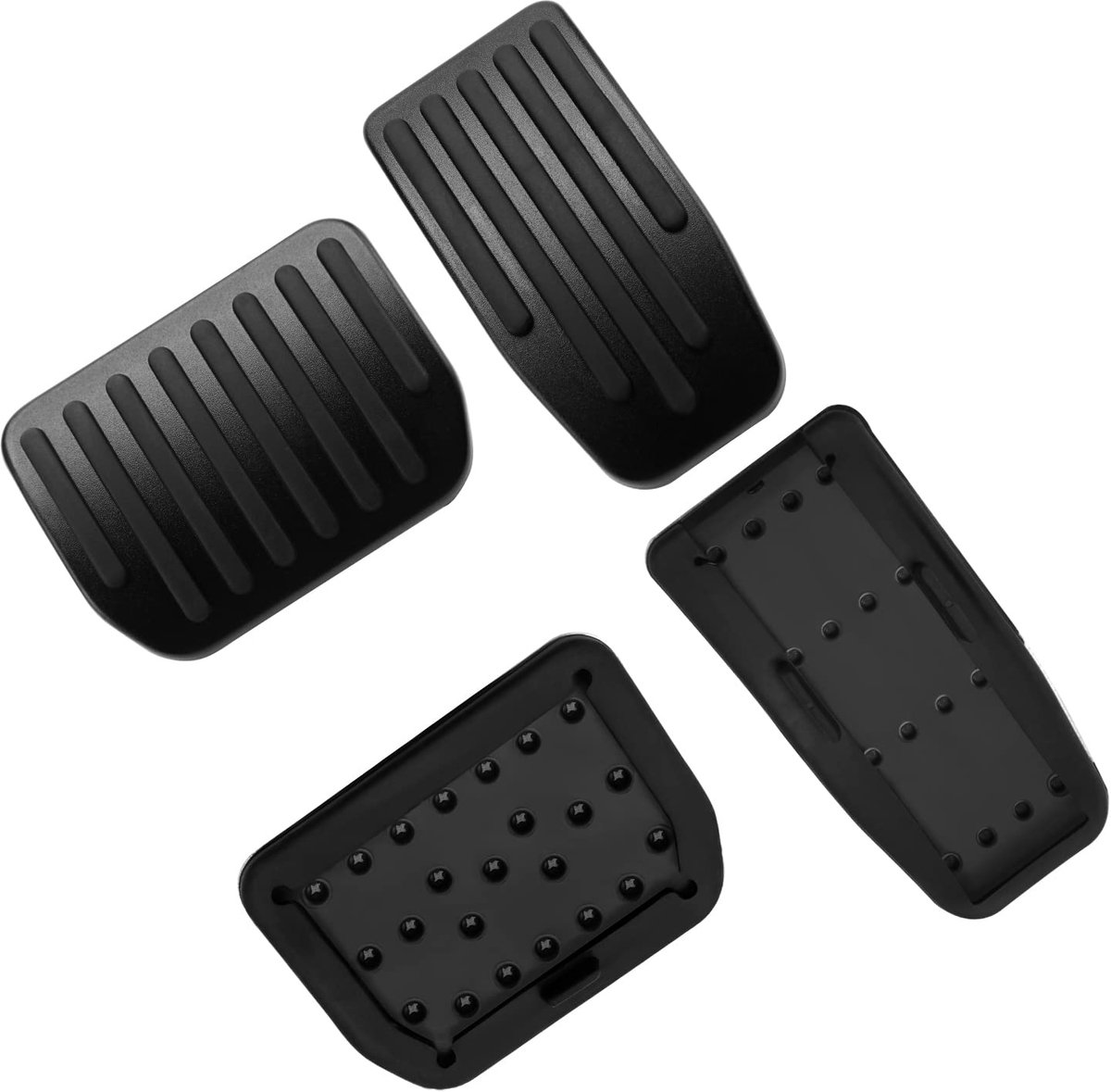 Anti-Slip Voetpedaal Covers Compatibel met Tesla Model 3 Model Y, Aluminium Anti-Slip Versneller & Rem Pedaal Covers Compatibel met Model 3/Y, Zwart