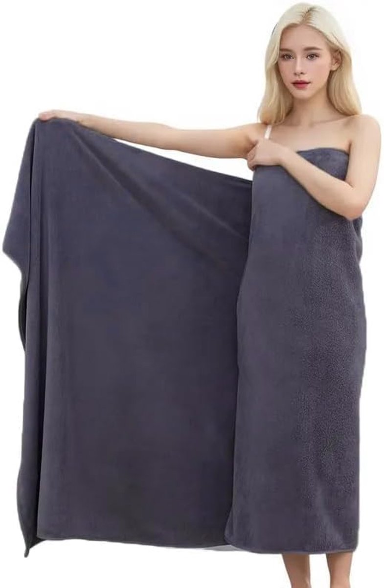 badhanddoek groot 100 x 200 cm XXL microvezel saunahanddoek strandhanddoek badhanddoek zacht absorberend sneldrogend