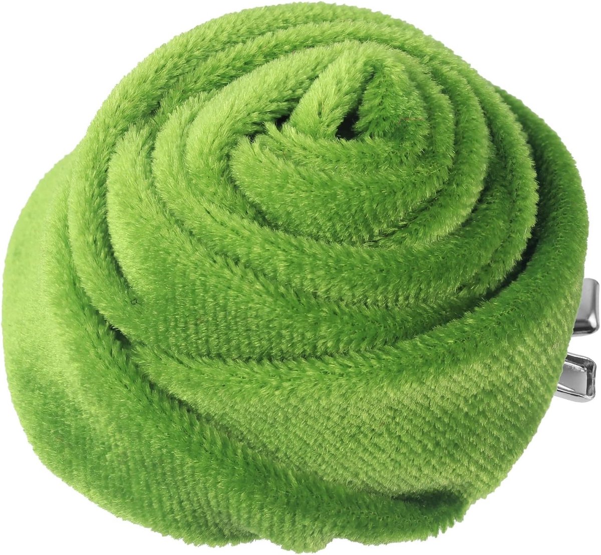 Mecool De roos haarspeld fluistof broche corsage hoofdtooi bloem haarspeld accessoires voor vrouwen meisjes party groen
