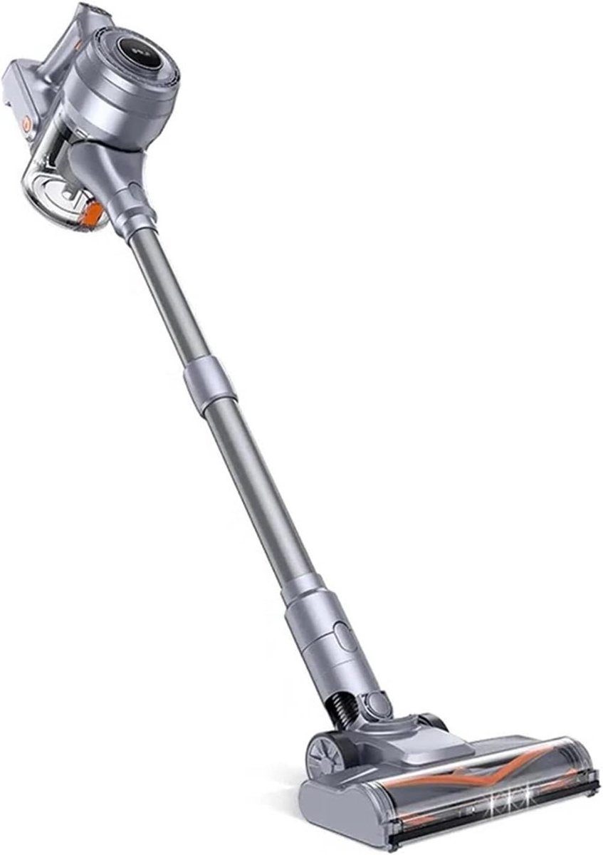Draadloze Handstofzuiger - Kruimeldief Steelstofzuiger - Snel Huis Schoonmaken - Verwijderbare Batterij - 125 cm - Zwart