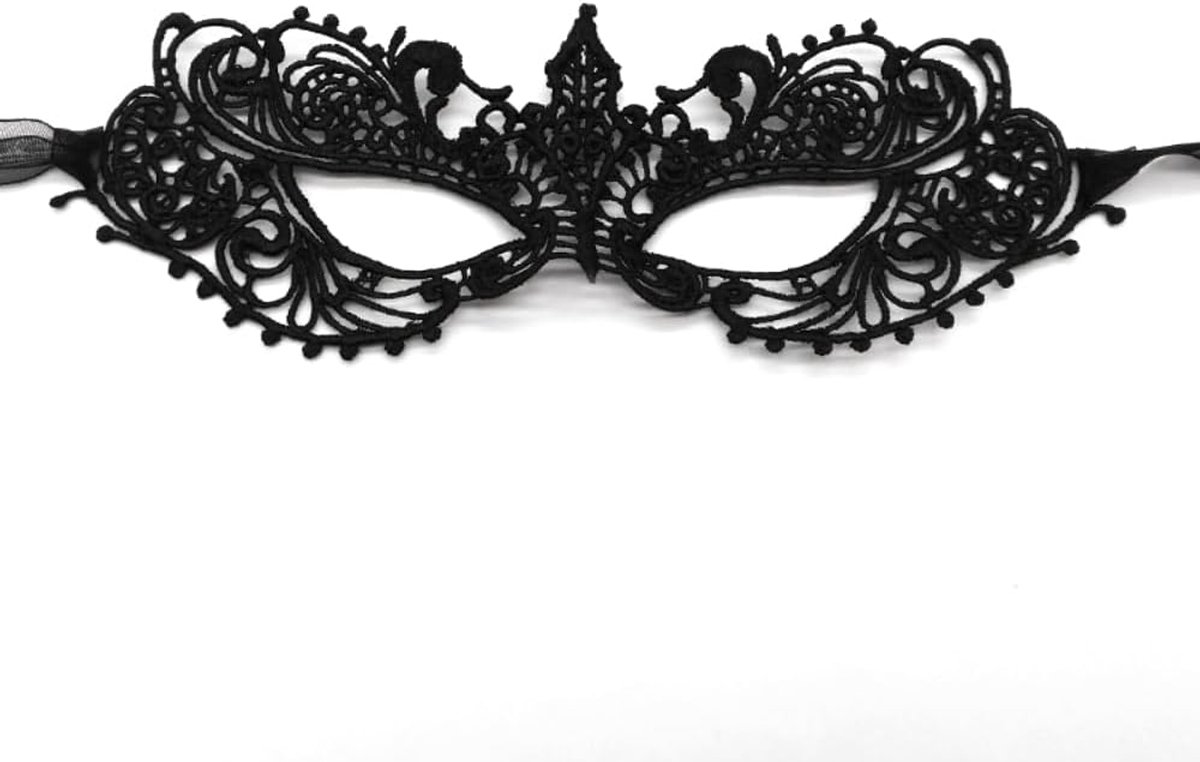 Venetiaans masker blauw - sexy kant - voor carnaval - perfect voor feesten - SnelShoppen