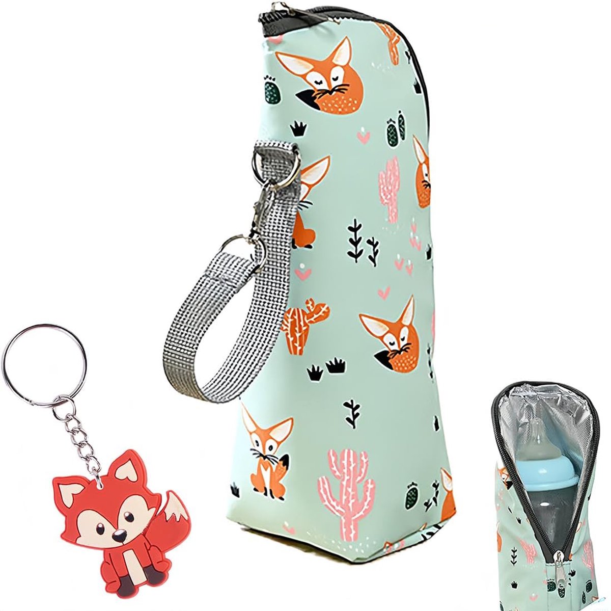 Isolatiefleshouder 22 x 8 cm - Hoogwaardig materiaal - Modieus en praktisch - Ideaal voor buitenshuis - SnelShoppen