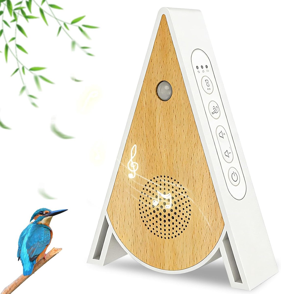 Vogelgezjilp box met bewegingsmelder - natuurgeluidsbox - realistische vogelgeluiden - voor ontspanning - SnelShoppen