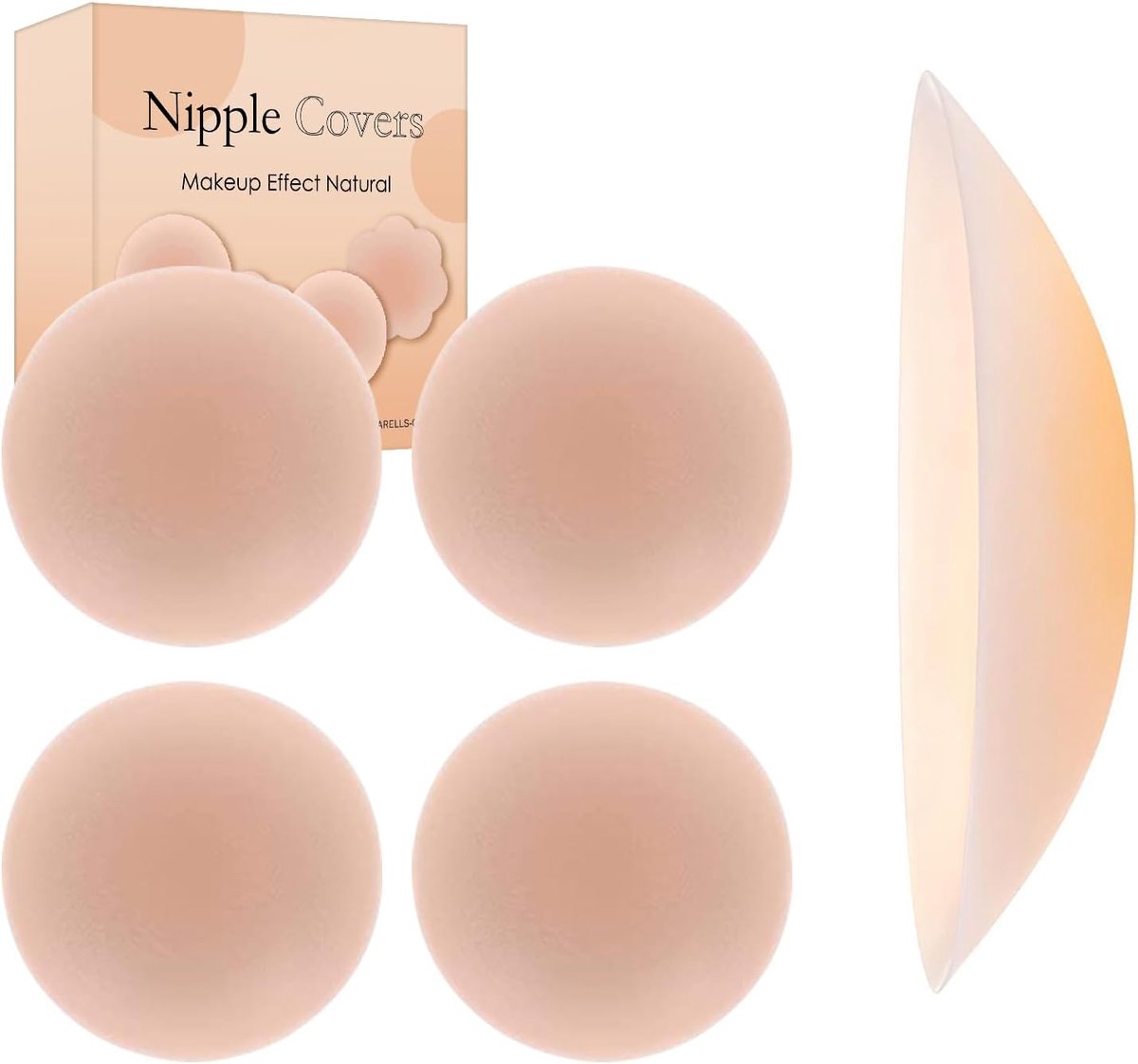 Nipple Covers Herbruikbaar - Silicone - Onzichtbaar en Kleefkrachtig - Ideaal onder Strakke Kleding - SnelShoppen