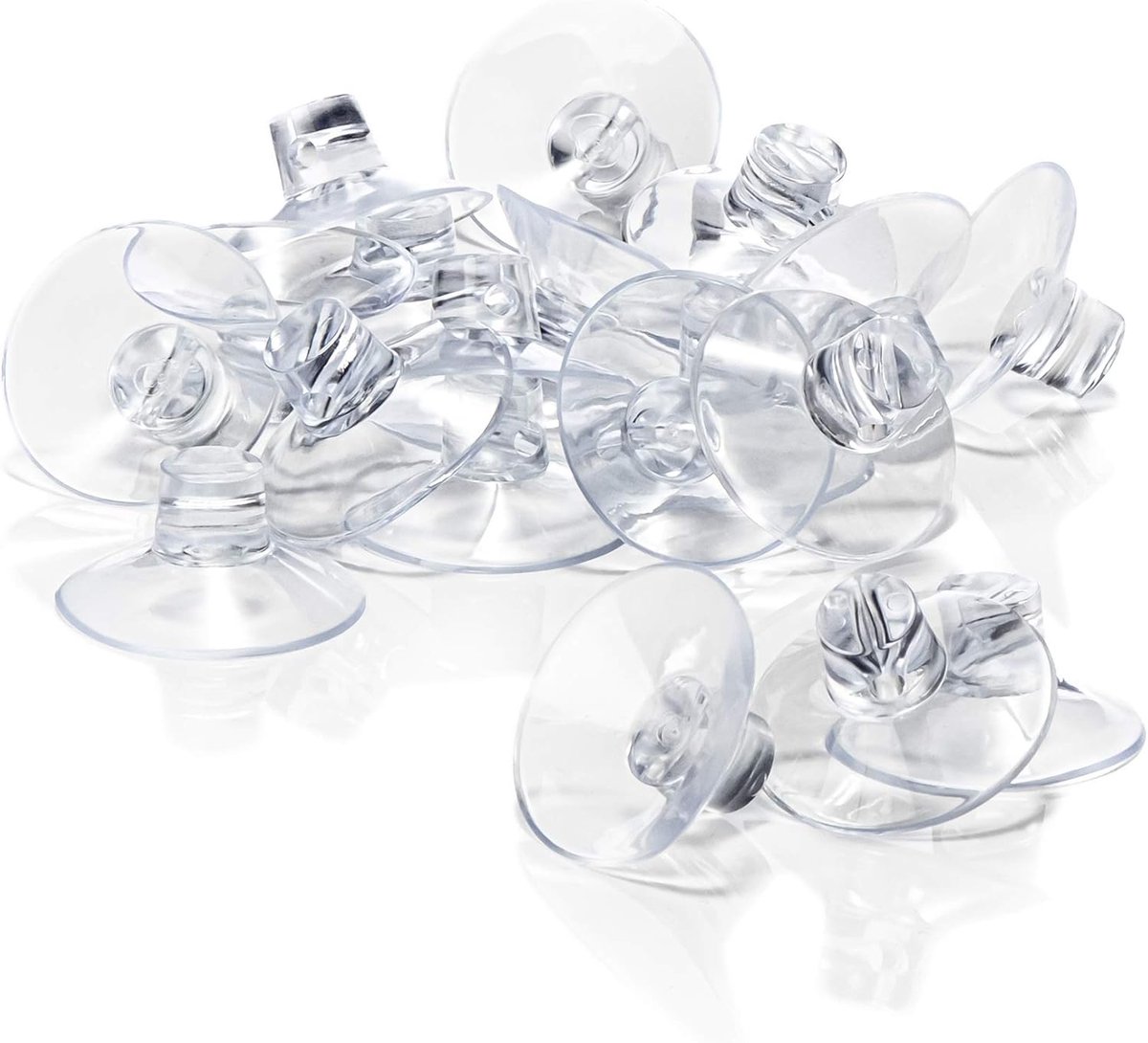 Zuignappen 20x Ø 45 mm - Sterke vensterknoppen - Voor kerstverlichting - Eenvoudige installatie - SnelShoppen