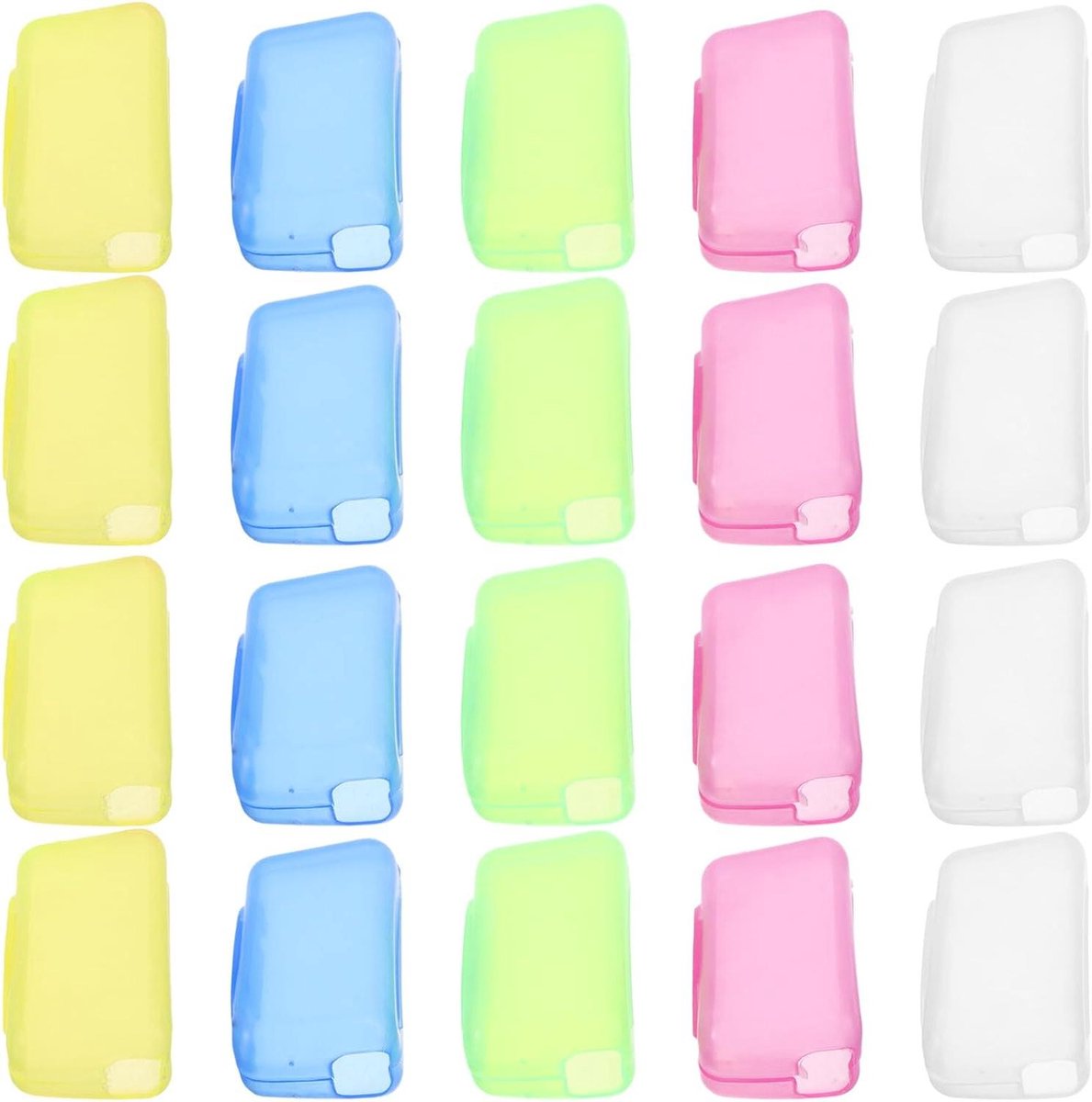 Tandenborstel Beschermhoesjes - Reis Tandenborstelhoesjes - Hygiënisch Reizen - Ventilatie Ontwerp - 50 Stuks - Diverse Kleuren