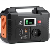 FlashFish E200 Draagbare Powerstation 200W 151Wh - 230V AC Uitgang - 6 Aansluitingen - Solar Opladen - Camping Noodstroom - 20,8 x 11 x 15,8 cm