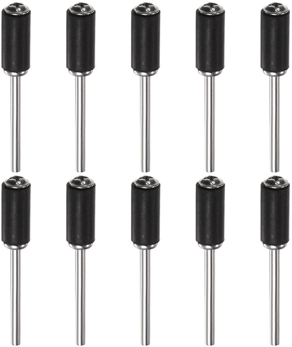 10 stuks 1/4 inch schuren trommel Gummidorne 2,35 mm schacht slijpen huls houder voor trommelslijper draaischuurmachine
