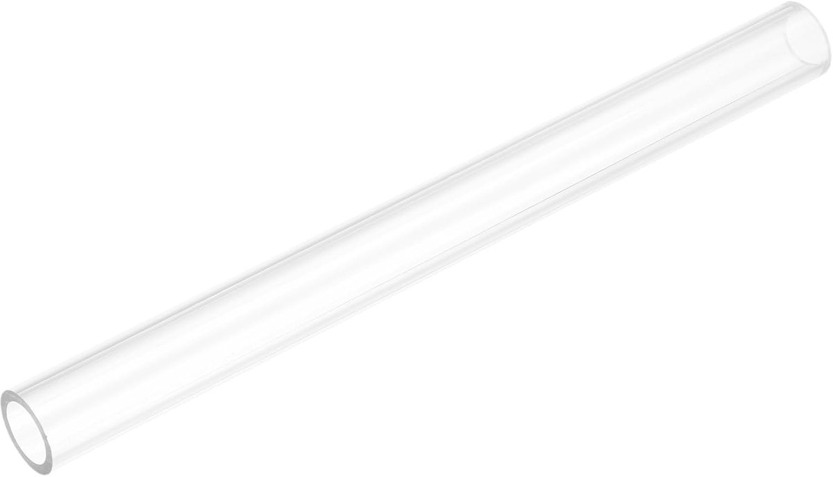 Stijve ronde heldere buis 16 mm (5/8") ID x 22 mm (7/8") OD x 250 mm lengte kunststof buis