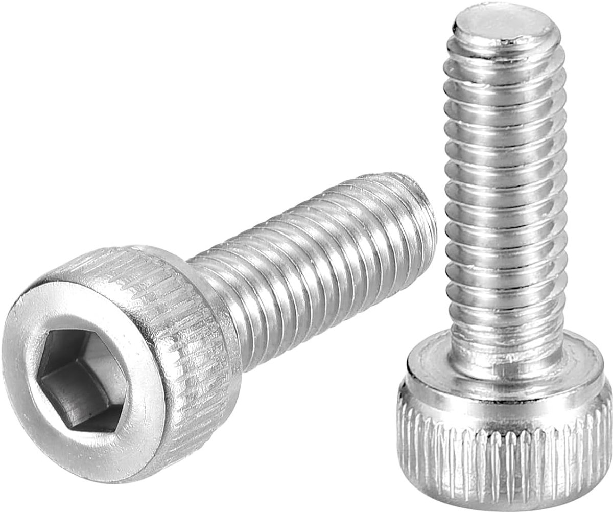 M4-0,7 x 12 zeskantschroeven met binnenzeskant, 304 roestvrij staal, zeskantschroeven voor stadsfiets, mountainbike, auto, motorfiets, 100 stuks
