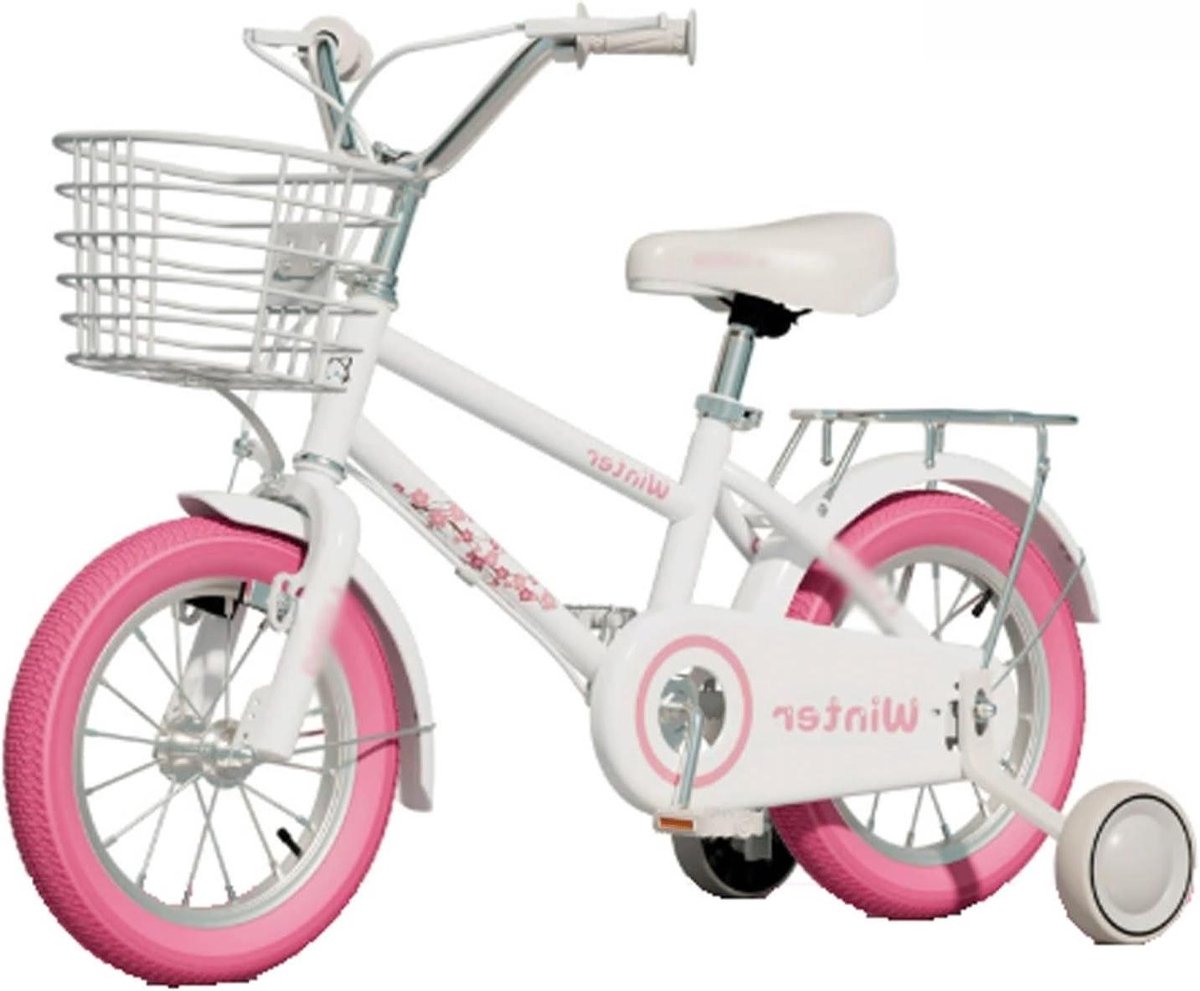 Kinderfiets sfiets sfiets Leren Fietsen Inclusief Zijwieltjes 18 inch Roze