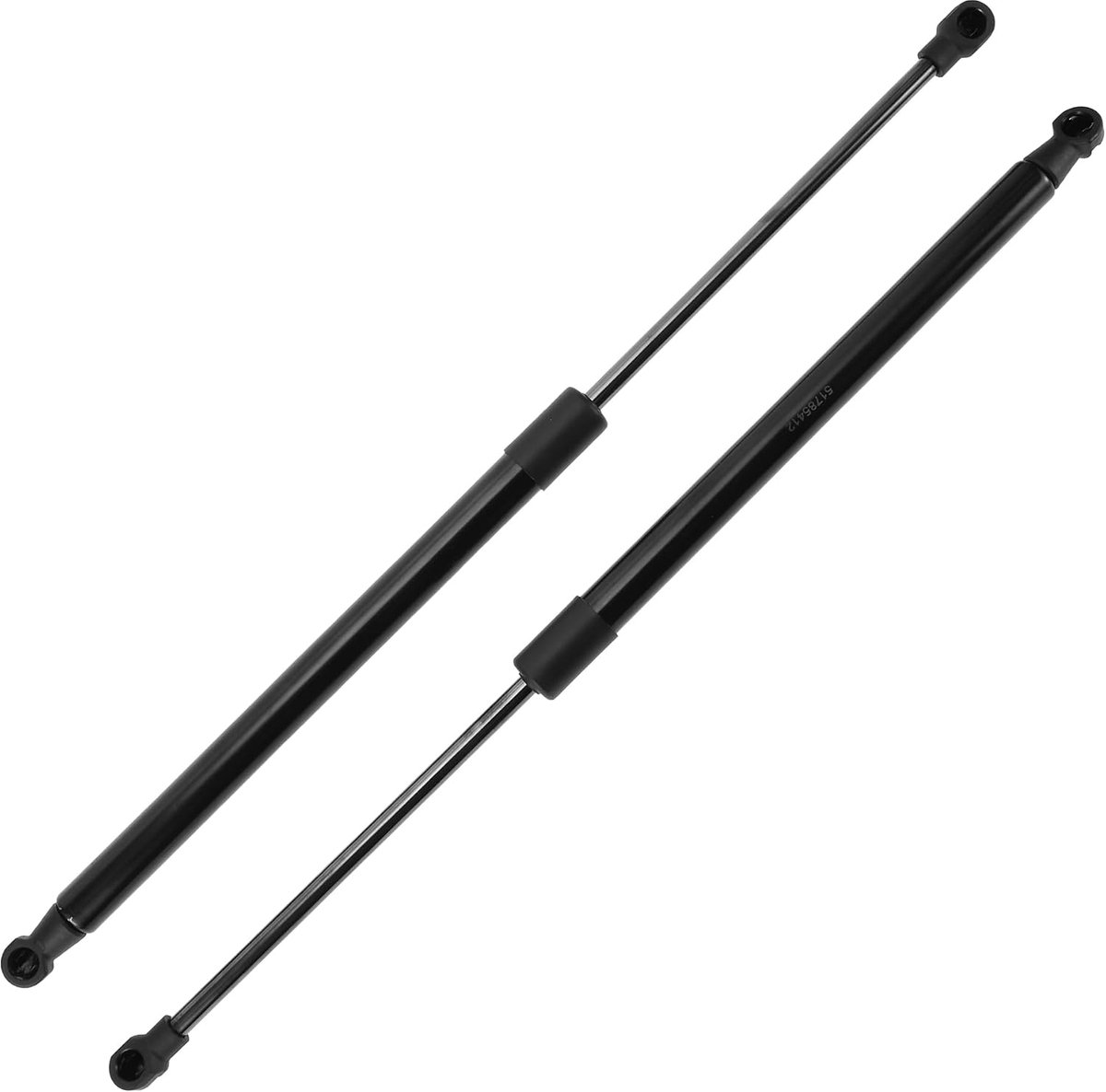 2 Stuks Achterklep Lift Ondersteuning Stangen Gasveer No.51785412 voor Fiat 500 Hatchback 2007 Zwart
