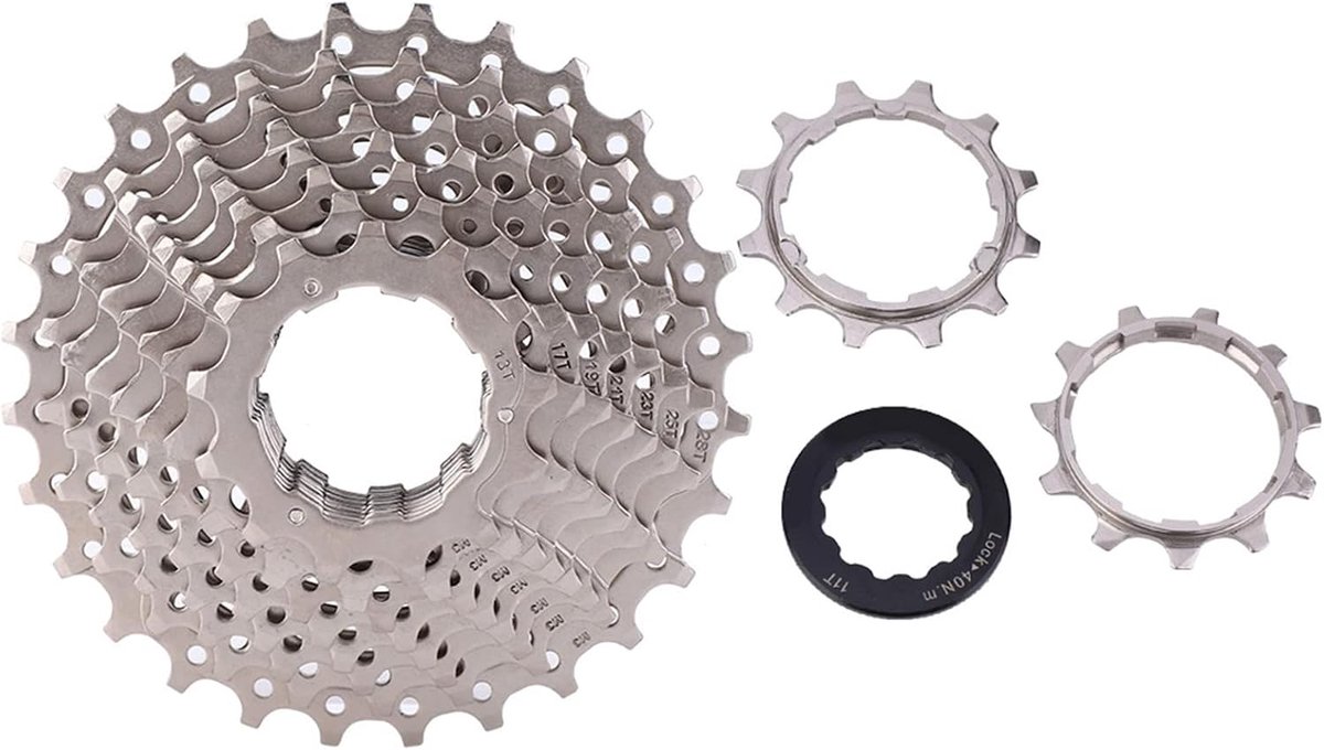 8/9/10/11 versnellingen 11-28T racefiets cassette, chromoly staal hol design vrijloop vervanging voor fiets achterwielnaaf