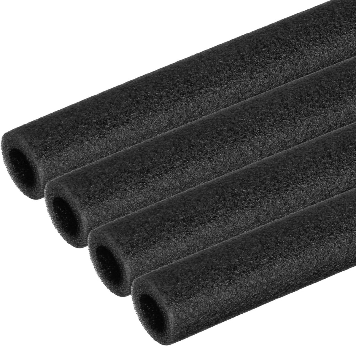 Buisisolatie schuimbuis, zwembadnoedels schuimslanghoezen 3/8 inch (10 mm) ID x 3,3 FT x 13/16 inch OD voor zwembad handvat warmtebehoud beschermende mouw, zwart