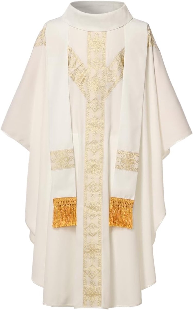 Katholieke priester, Chasuble Messgewand, kerk, celebrant, vader, beurs, gewaad met stola