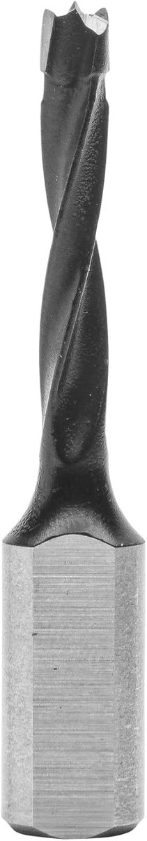 22041 Drevelboor, met rugsteungeleiding (viervoudige spiraal), Hardmetaal, Schachtdoormeter (S) 10 mm, Boordoormeter (D) 5 mm, NL 30 mm, L 57,5 mm, Rechts draaiend