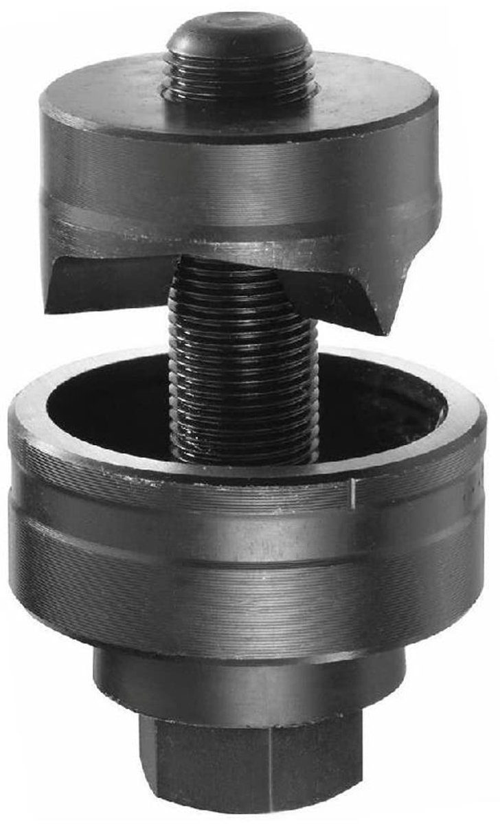 Zeshoekige metalen perforator voor gootsteen, stalen plaat, roestvrij staal, metaal 28 mm