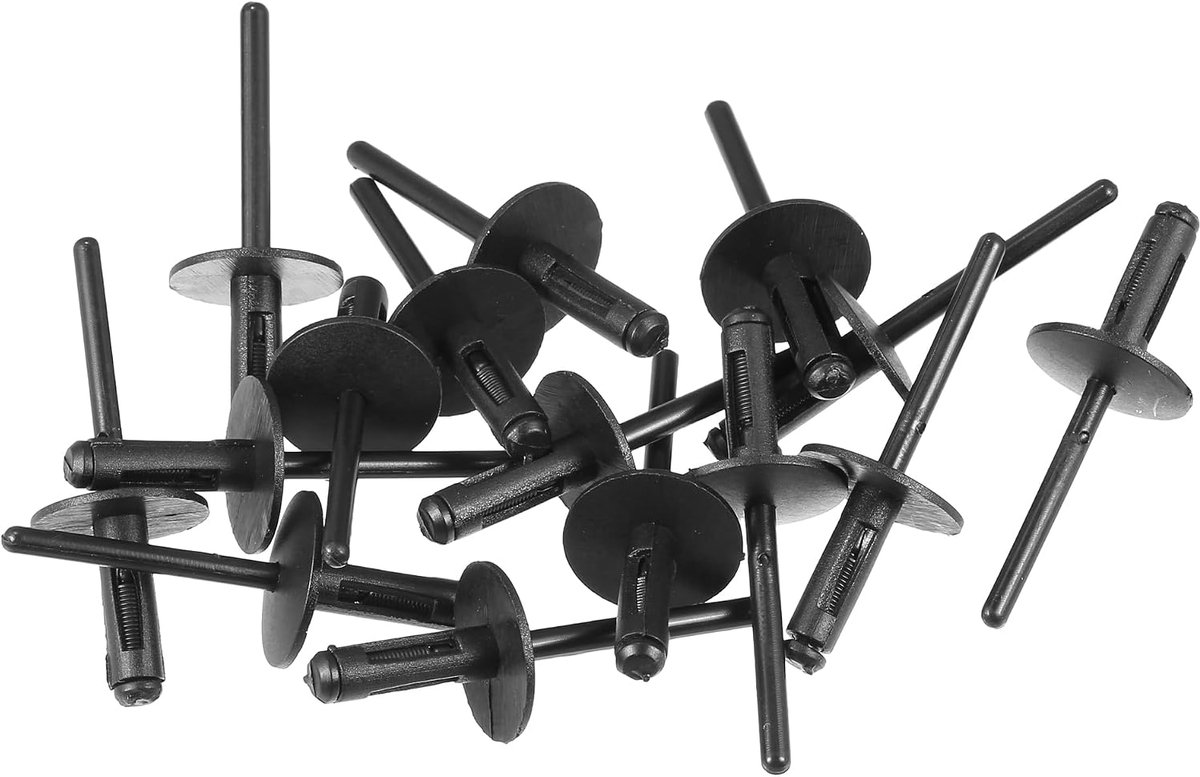 15 Stuks Spatbord Bevestigingsklink Geschikt voor BMW X1 2013-2023, Duurzaam Plastic Zwarte Spatbord Bevestigingsklink Bumper Cover Bevestigingsklink Zijdeksel Bevestigingsklink