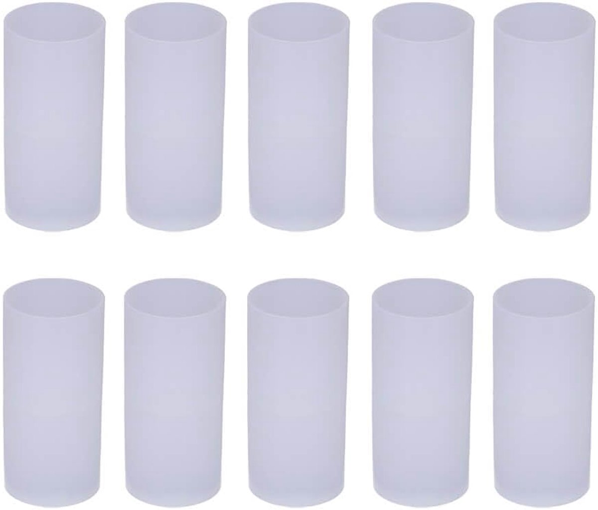 10 stuks verbindingsmof Ø 63 x 132 mm M60 PP voor kunststof stangbuis, transparant Voxura