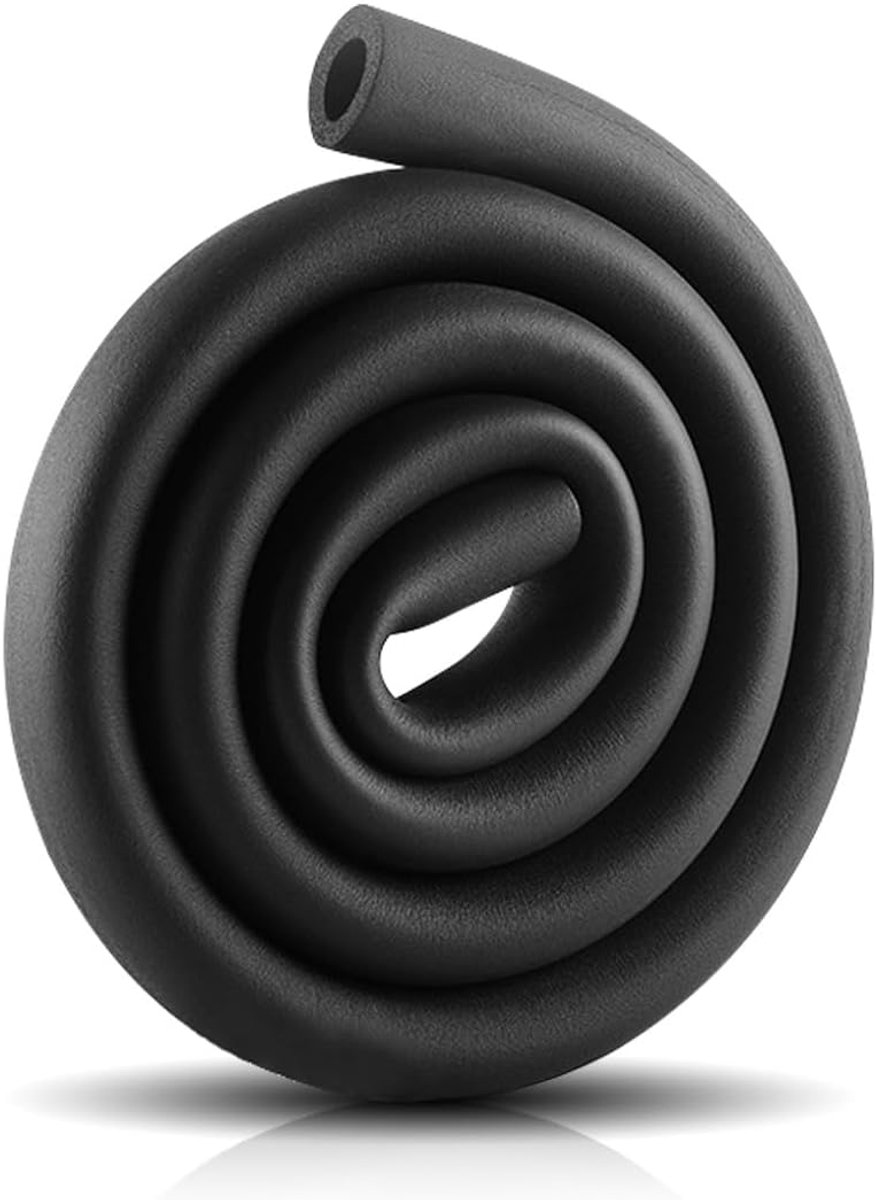 Buisisolatie schuimrubber, Ø 16 mm, schuimrubberen buisisolatie, buisisolatie 9 mm isolatiedikte, 1,8 m verwarmingsbuis, bekleding, schuimslang voor fitnessapparaten, buizen, verwarming, sanitair