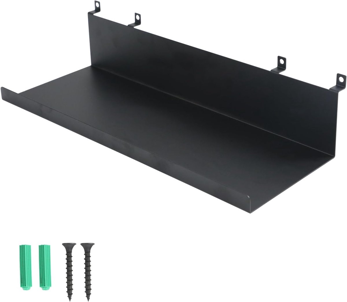 Akoestische Panelen, Zwarte Akoestische Panelen Rek, 17,2x10cm Akoestische Panelen Accessoires, Metalen Accessoires Akoestische Panelen voor Akoestische Wandpanelen Verticaal, DIY Kantoor