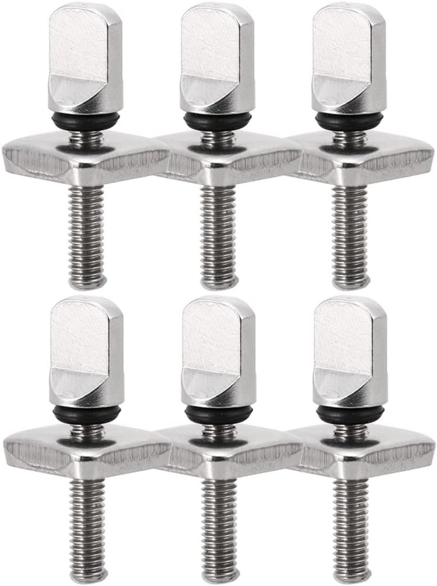 6Pcs Surfen Accessoires Geen Tool Metalen Fin Schroef Duim Fin Schroef Voor Mannen Vrouwen Surfplank Surf Longboard Paddleboard En SUP