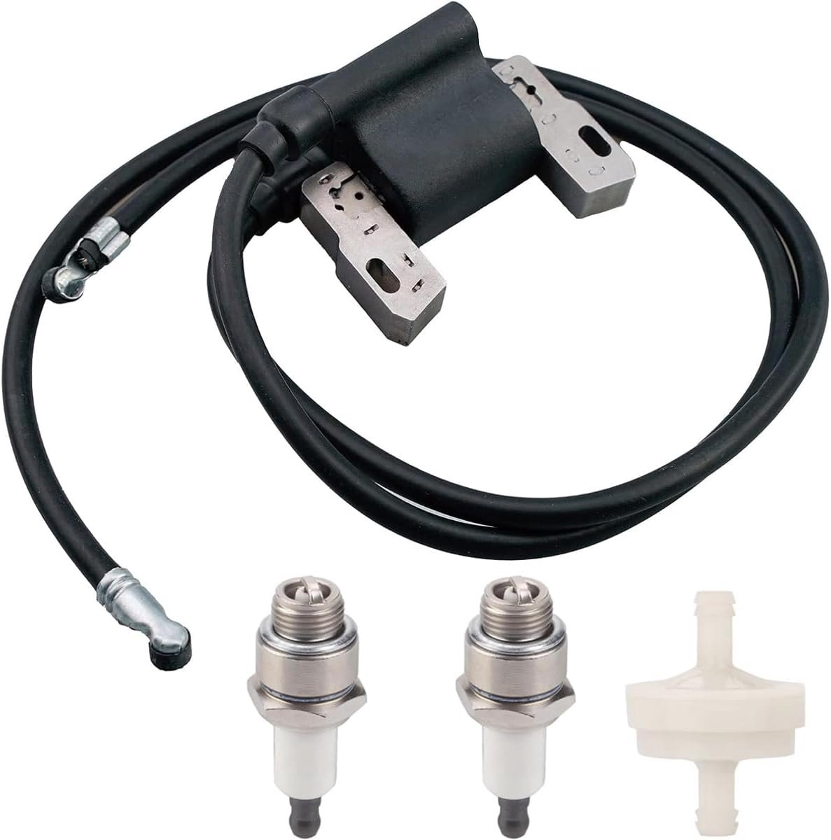 Vervangende ontstekingsspoel 590781 compatibel met Briggs & Stratton 392329 394895 16-18 PS Twin L-Head Motor 422700 42A707 42A777 422707 401417 421431 421417 Vervangt 59 0781 394891 394988
