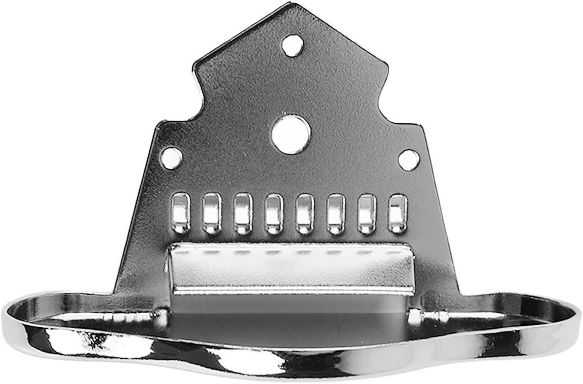 Onderdelen, Mandoline Staartstuk Chroom voor Gitaar Onderdelen Instrument
