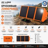 Opvouwbaar zonnepaneel - powerbank -28Watt - IPX4 - Airplane safe