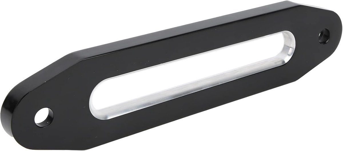 Fairlead, 25,4 cm opladen 8000 tot 15.000 lbs pond kabelblok geleidingskabel lierkabel auto-vervanging, touwblokkering, terreinwagen lier (zwart)