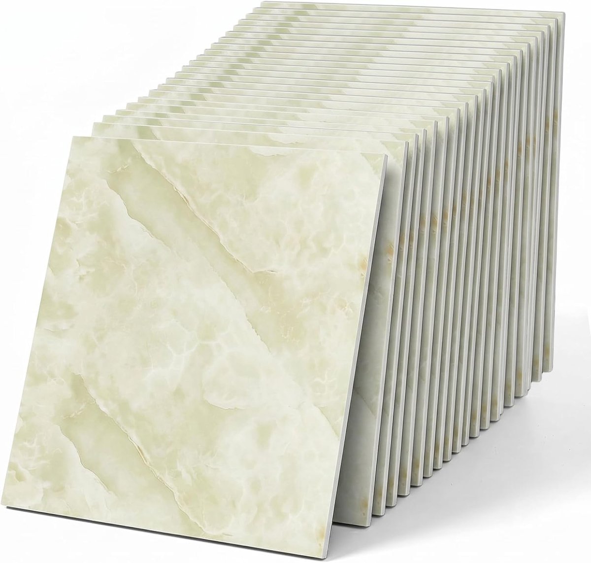 Zelfklevend, 20 stuks plaktegels 30 x 30 cm, zelfklevende marmerlook, wandpanelen, pvc-tegelstickers, waterdicht, vuilafstotend, wandbekleding voor keuken, woonkamer, badkamer
