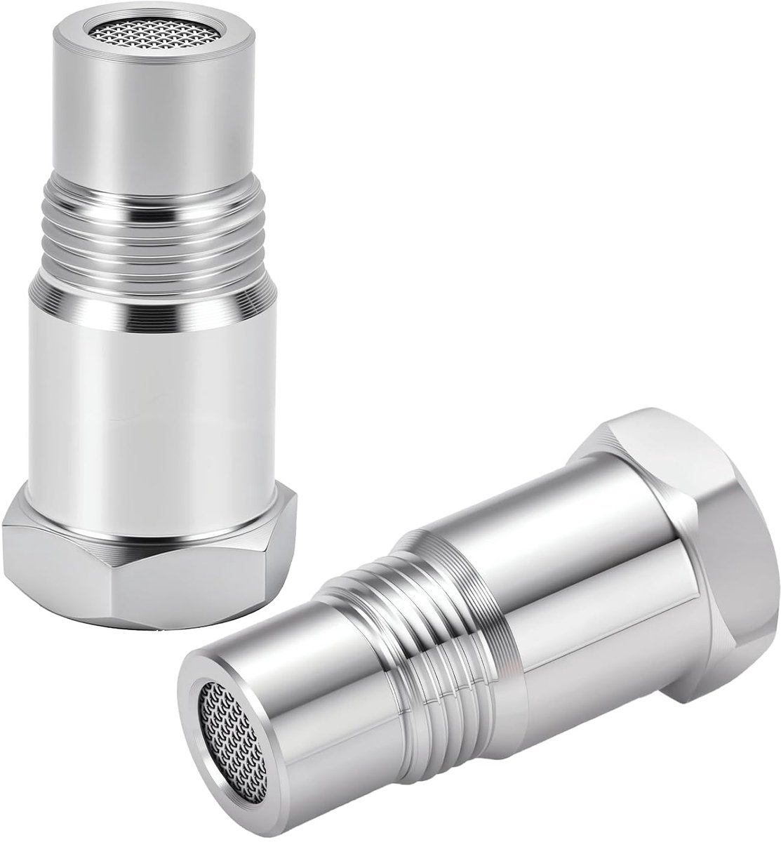 2 Stuks Lambda-Sonde Verlenging 45mm Adapter met Filter | Verlenging Zuurstofsensor voor Auto Uitlaatsysteem M18 x 1,5 – Compatibel met de meeste voertuigen