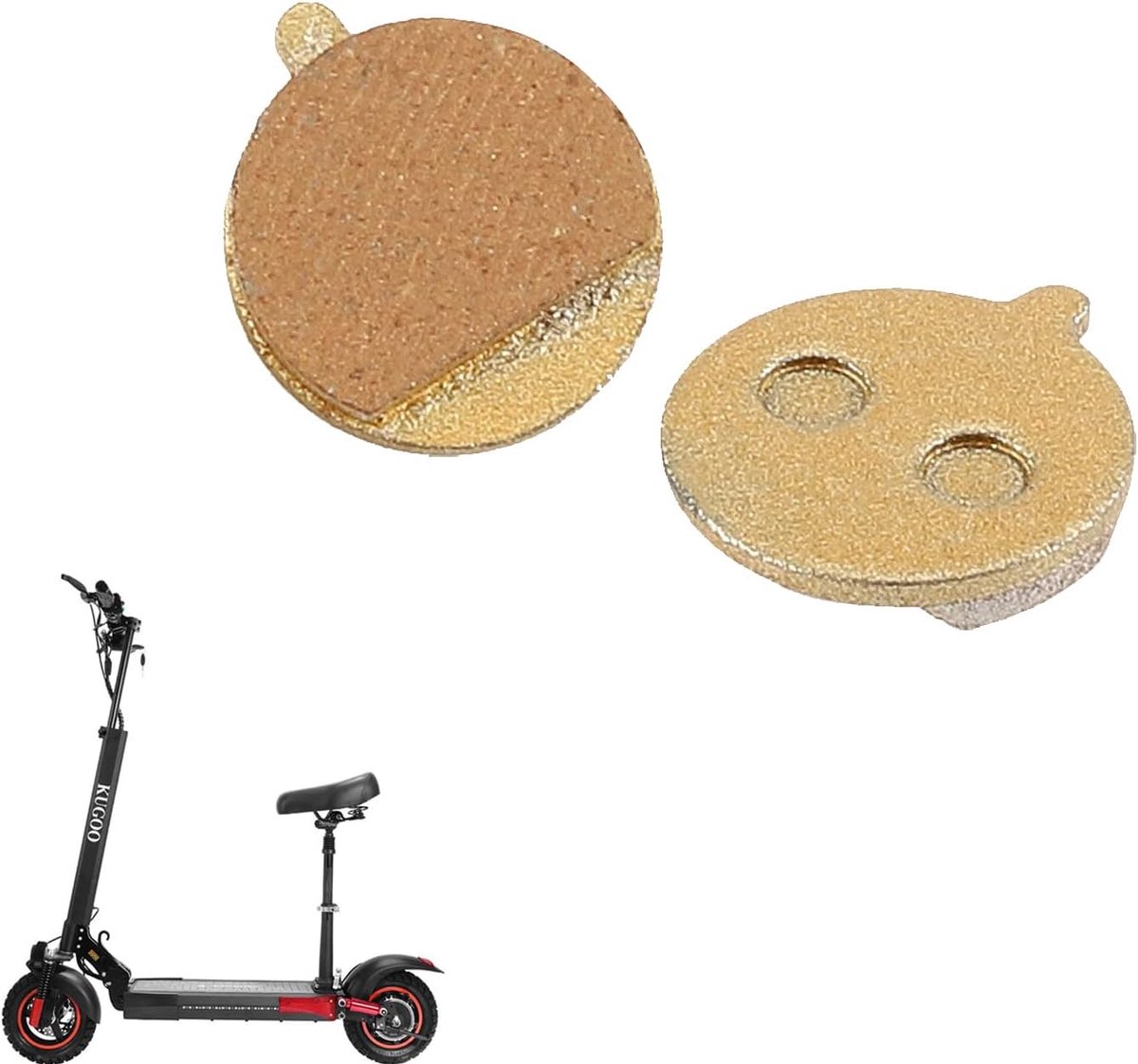 2 stuks remblokken voor Kugoo M4 M4 Pro remset, duurzaam, accessoires, elektrische step, reserveonderdeel, scooter, remvoering (metaal)