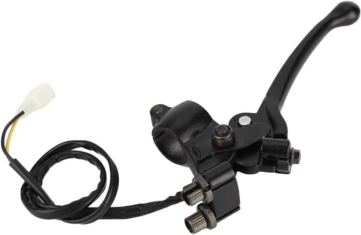 Motorfiets Remhendel, 1 stks 7/8 `` 22mm Motorfiets ATV Dubbele Handgreep Remstang Aluminium Remstang (Zwart)