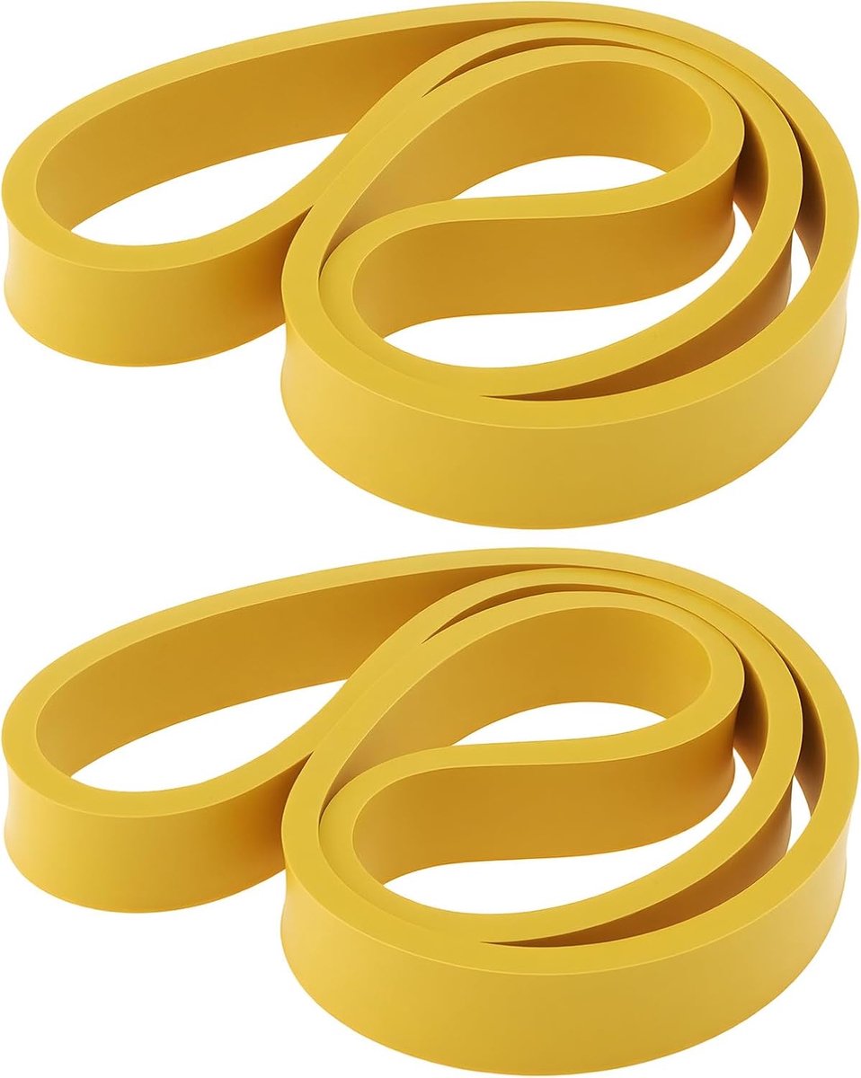 Idea 2Pcs Lintzaag Banden Breedte 12.55Mm Dikte 3.17Mm Rubber Band Voor 8 Inch Houtbewerking Lintzaag Wielen