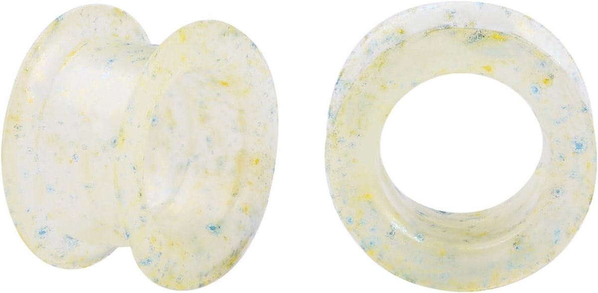 Siliconen oortunnel, extra zachte plug, piercing sieraden, 2 stuks, 3 - 25 mm