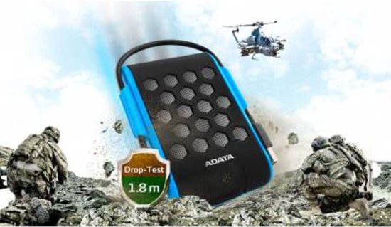 Externe Harde Schijf - Opslagmedium - Bestanden Opslaan - Waterdicht en Stofvrij - 1 TB - Zwart Blauw — afbeelding 4