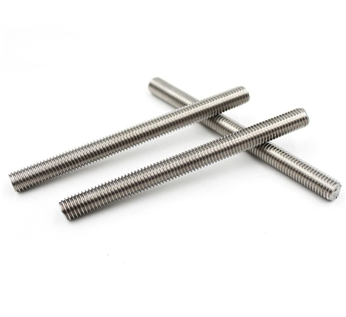 Roestvrij Staal Draadstang Volledige Draad Inschroefstang M5×120mm, 5 pcs
