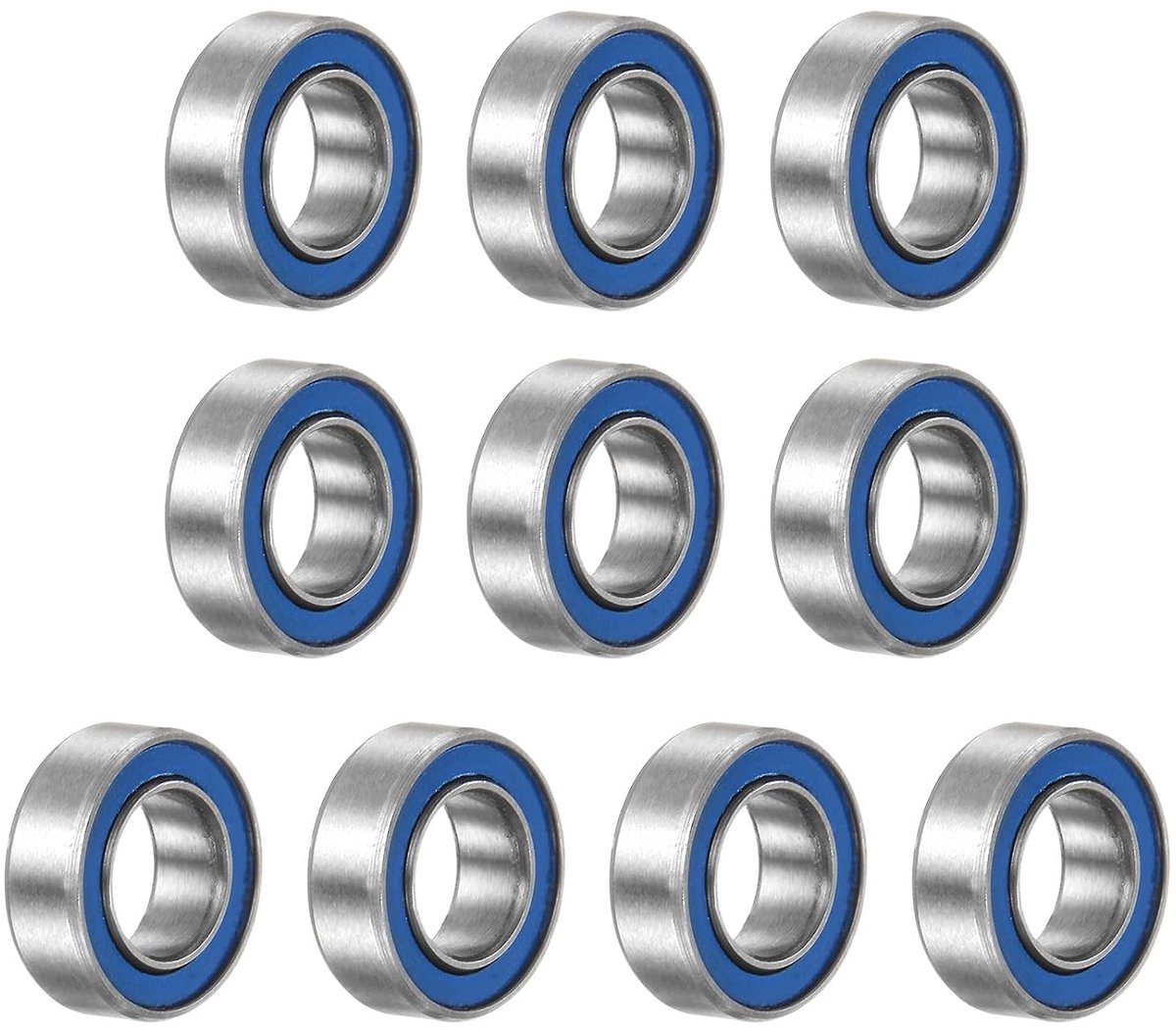 Groefkogellagers 5x9x3mm rubberen afgedichte lagers voor TRX4 1/10 RC auto's, vrachtwagens, 3D-printers, P6 (ABEC 3)