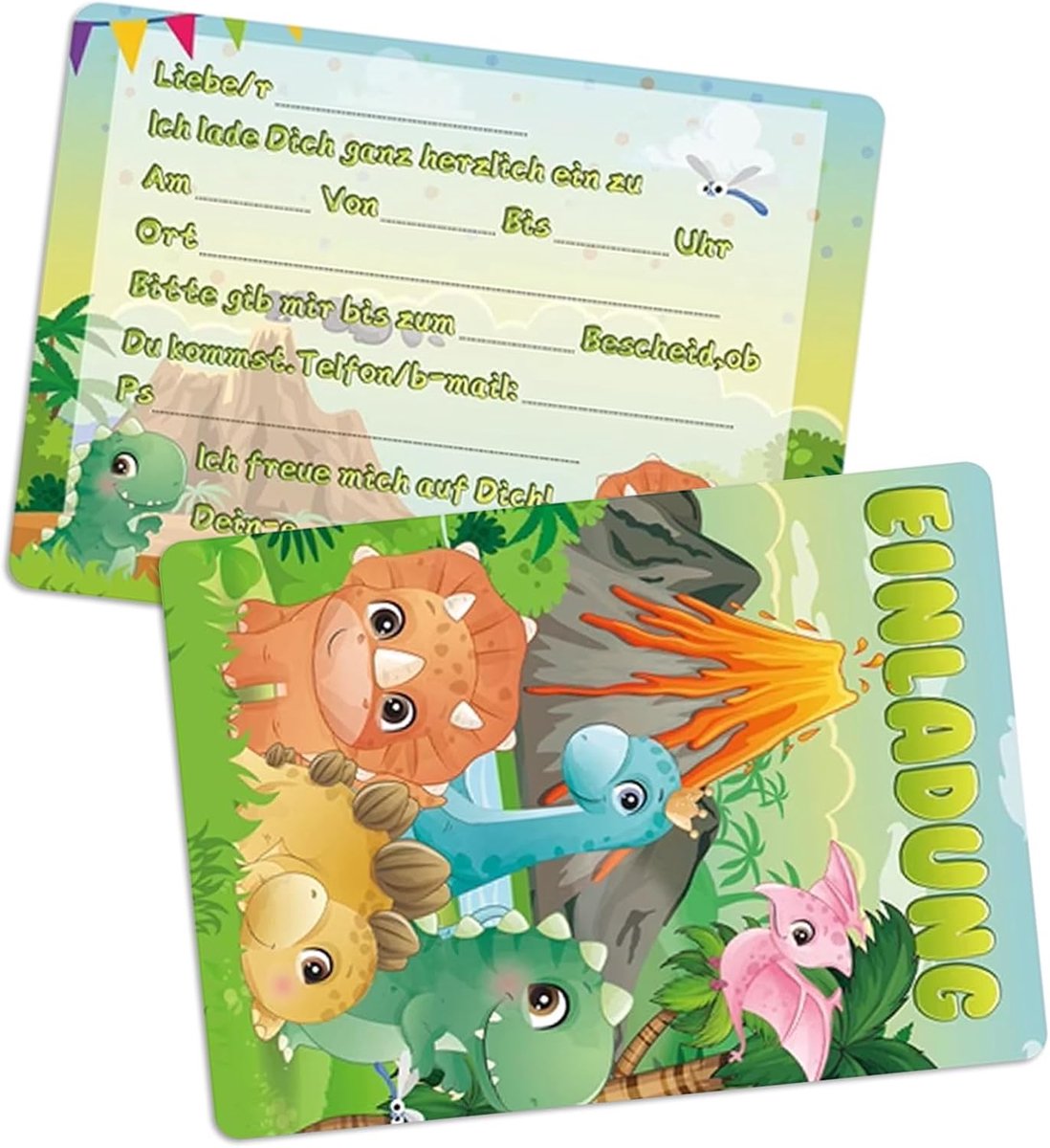 Verjaardagsuitnodigingen 12 Stuks - Brandweer Thema - Hoogwaardige Papier - Perfect voor Jongensfeest - ShopVlot