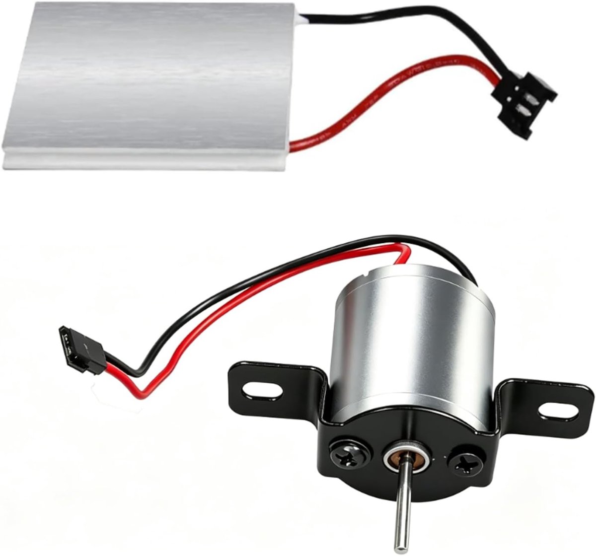 Haardventilatoraccessoires 40 X 40 mm - Kachelventilator motor - Elektrische generator - Eenvoudige vervanging - ShopVlot