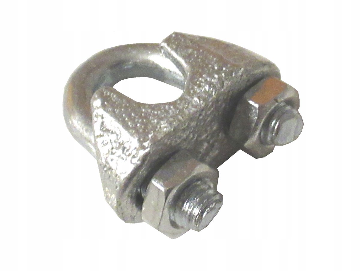 Kabelklem 12mm voor Staalkabels en Kunststof Touwen