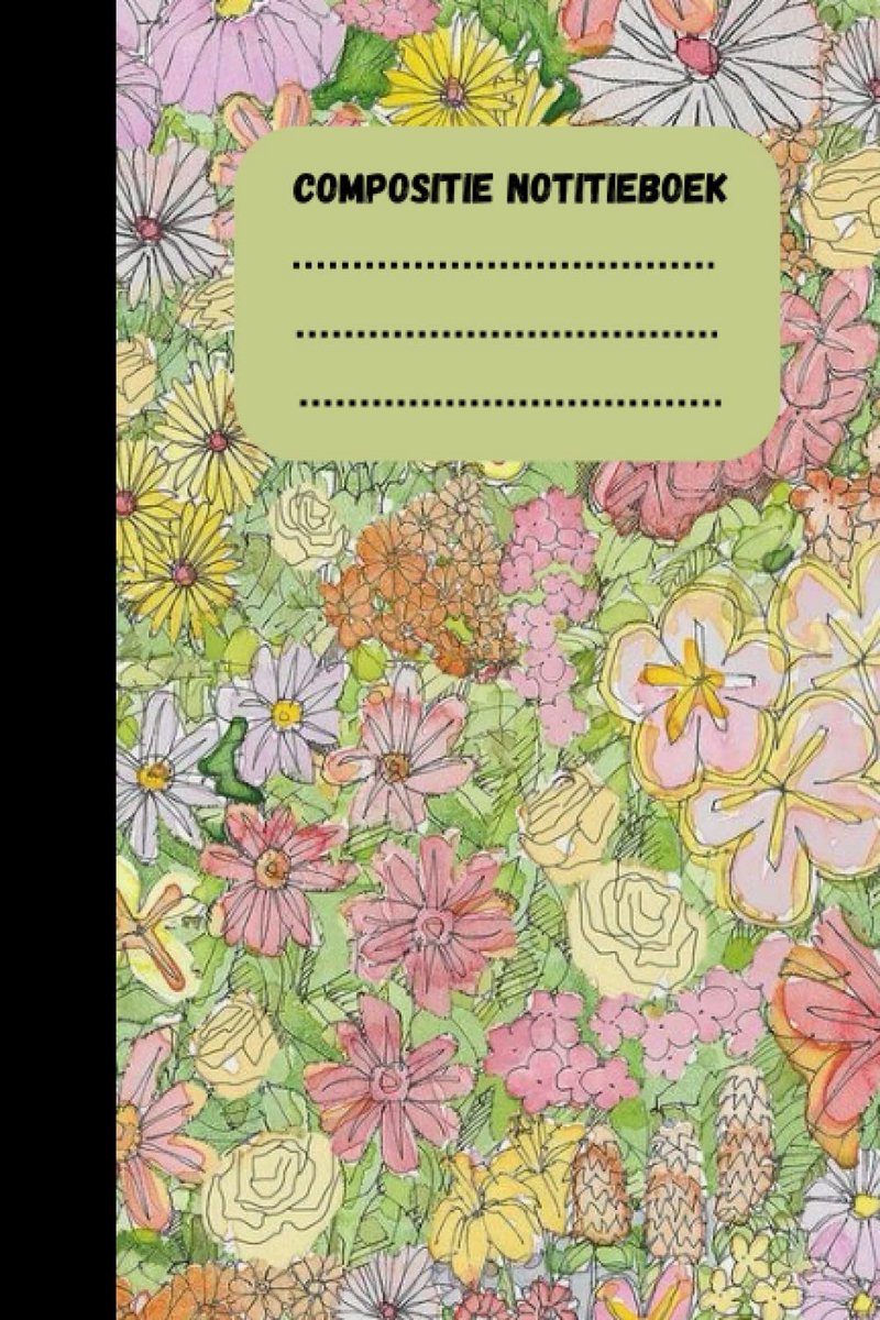 Notitieboek Floral Fleuri 6×9 inch - Bloemen design - 100 pagina's - Perfect voor studenten en tieners - ShopVlot