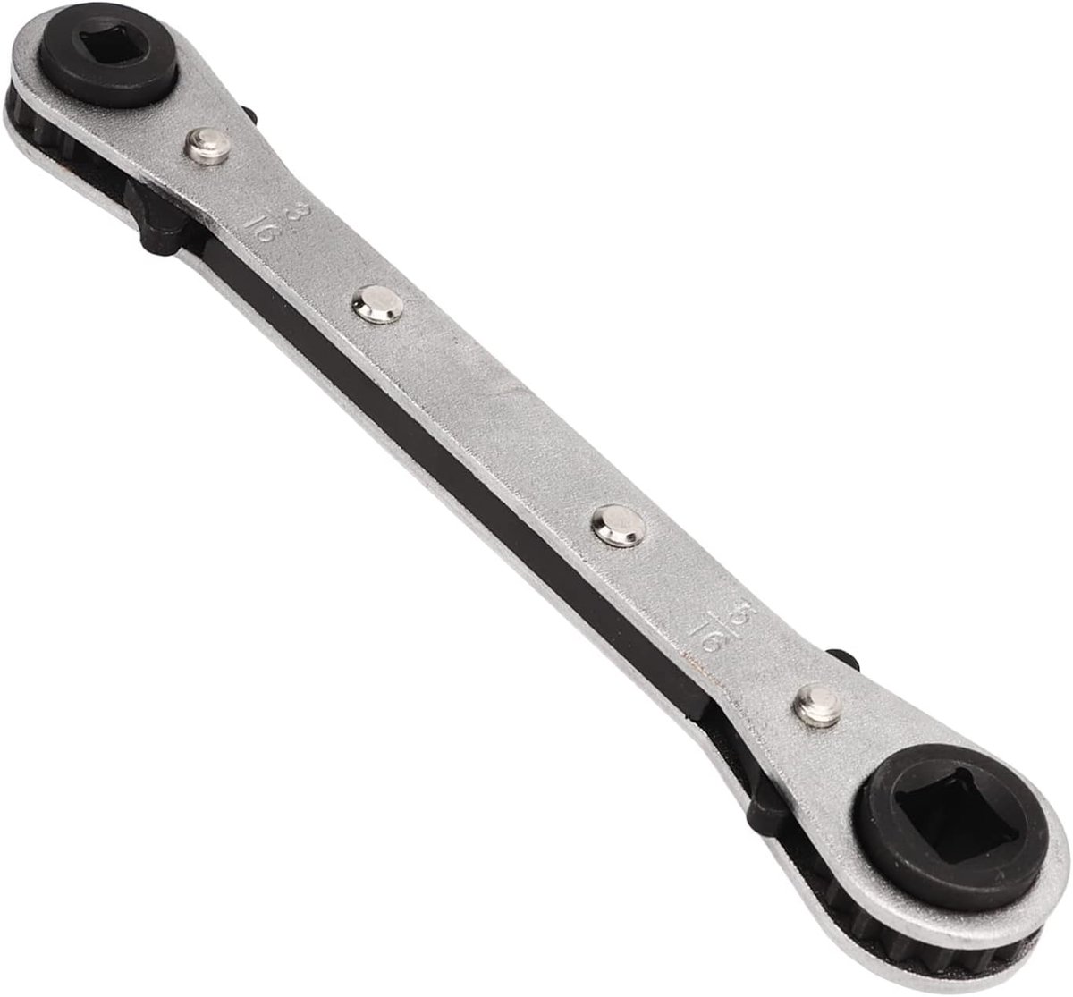 Ratchet sleutel voor koeling - 4 maten 3/8 1/4 5/16'' 3/16'' - chroom vanadium staal - ideaal voor airconditioning - ShopVlot