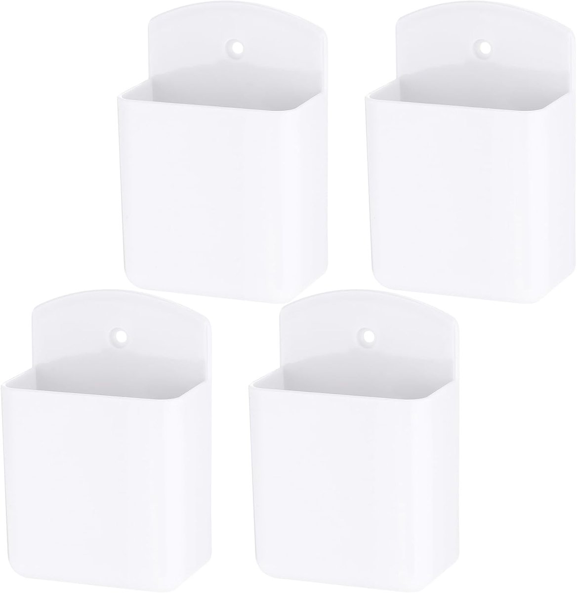 Afstandsbediening houder set van 4 - zelfklevend wandmontage - organizer voor afstandsbedieningen - ShopVlot