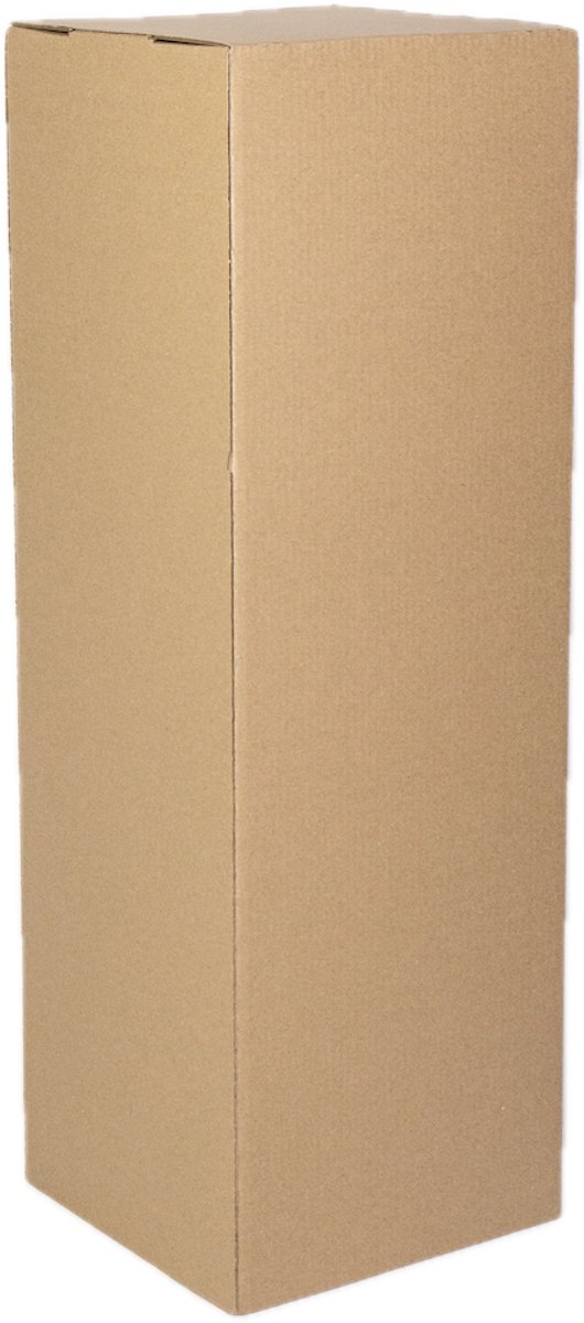 Kartonnen bruine sokkel - 90 cm / Nee zonder verstevigingskruis (kan tot 15 kg dragen) - Kies uit drie maten - Kartent